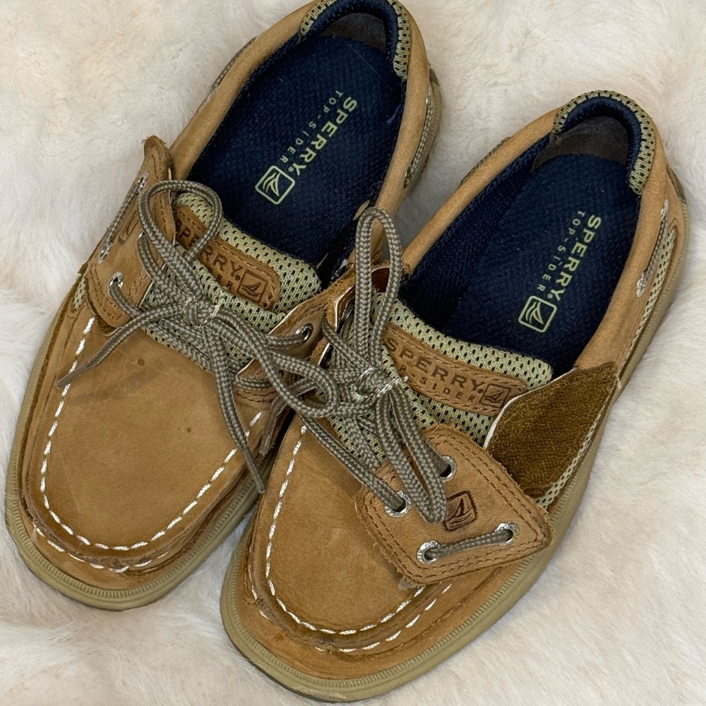 Sperry Tan Boat Shoes